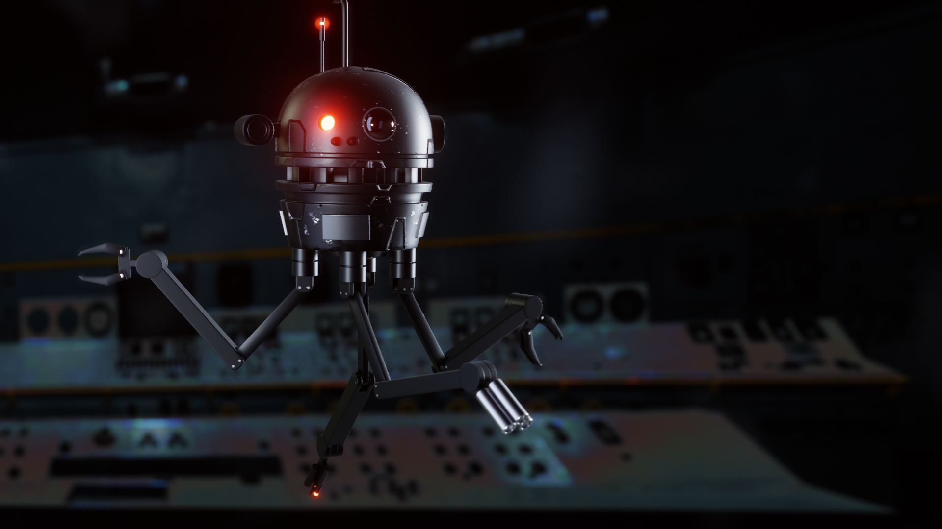 Sci-Fi Robot Drone preview image 3